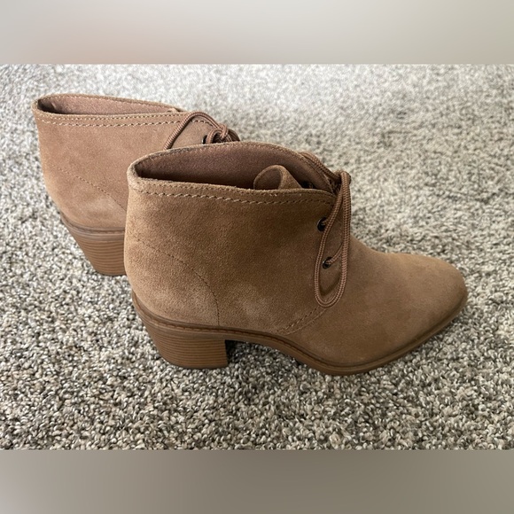 Women’s Collection by Clarks Scene Suede Lace Up Ankle Boots Brown Size 8 - Picture 4 of 7